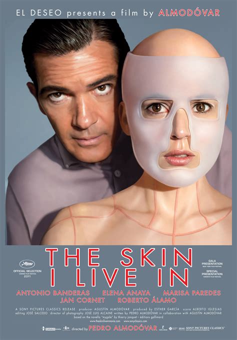 The skin i live in parents guide. Ever since his beloved wife was horribly burned in an auto accident, Dr. Robert Ledgard (Antonio Banderas), a skilled plastic surgeon, has tried to develop a new skin that could save the lives of ... 