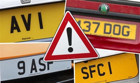 The small number plate mistakes that could land you a £1,000 fine