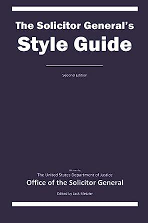 The solicitor generals style guide second edition. - Barfield fuel quantity test set manual.