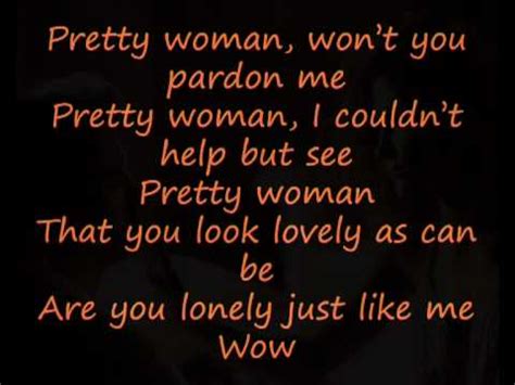 The song pretty woman. Things To Know About The song pretty woman. 