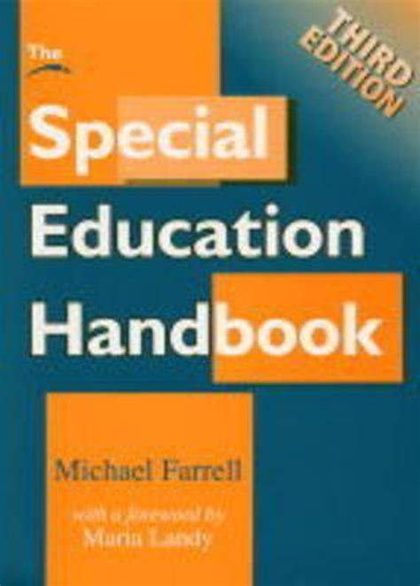The special education handbook by michael farrell. - Memorie intorno a luigi ferdinando marsili.