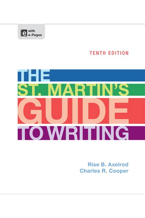 The st martin guide to writing 10th edition. - Der mensch und die ehe vor dem richterstuhle der sittlichkeit nebst einem ....