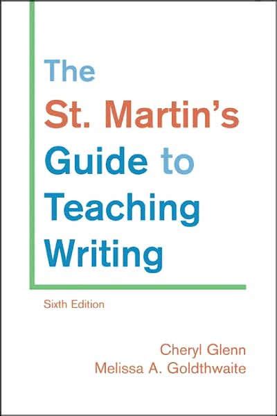 The st martins guide to teaching writing by cheryl glenn. - Manuale motore briggs stratton quantum power 5 cv.