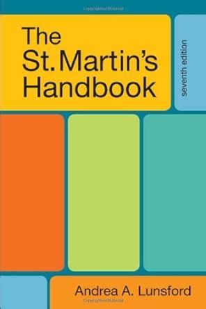 The st martins handbook 7th edition. - Oeuvre de saint-nicolas et monseigneur de bervanger.