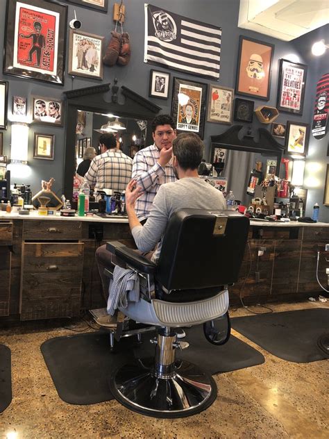 The standard barbershop. At The Salty Dog Barbershop we cater to the grooming needs of the men of Buffalo, NY. Our barbers make sure extra attention is given to each client to ensure a personalized grooming experience. Stop in for a men’s haircut and straight razor shave; after one time in the shop we are certain you will see what you have been missing. 