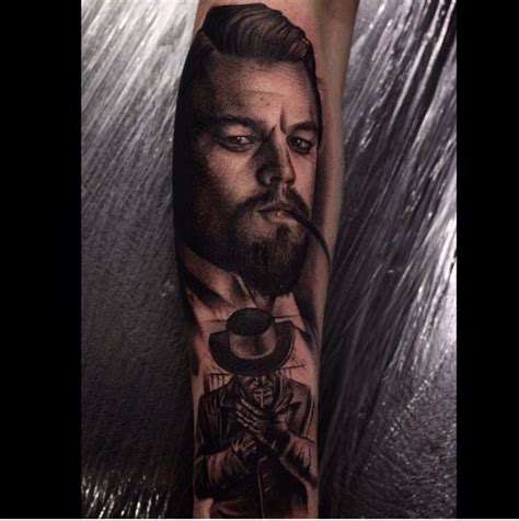The start of my Tarantino Sleeve.. Started with Django! Done by the
