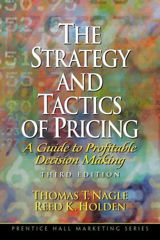 The strategy tactics of pricing a guide to profitable decision. - Toyota hilux service manual download free.