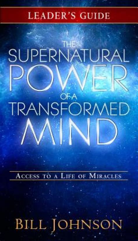 The supernatural power of a transformed mind study guide access to a life of miracles. - Manual geladeira electrolux frost free df46.