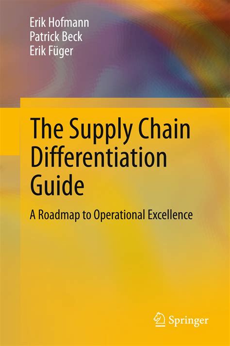 The supply chain differentiation guide a roadmap to operational excellence. - 737 guida per l'utente di fmc.