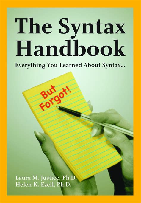 The syntax handbook everything you learned about syntax but forgot. - Sea ray 220 sun sport manual.