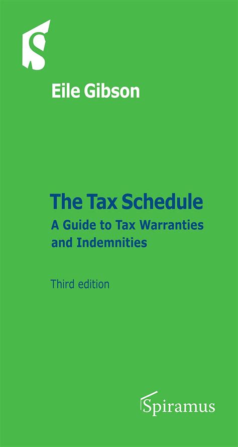 The tax schedule a guide to tax warranties and indemnities second edition. - Management accounting handbook by colin drury.