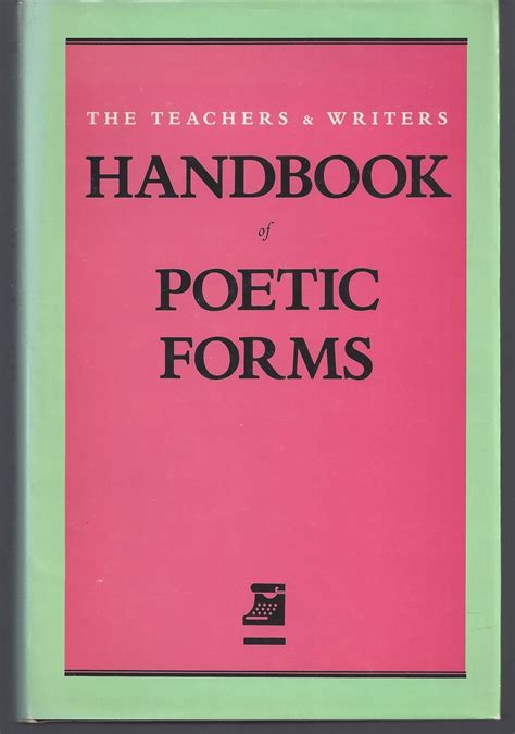 The teachers and writers handbook of poetic forms. - Ejecución de la sentencia y el sistema penitenciario..