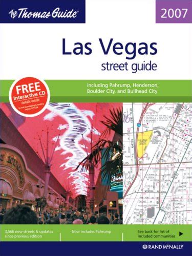 The thomas guide 2007 las vegas street guide including pahrump henderson boulder city and bullhead city. - Fox 32 float rl 120 manual.