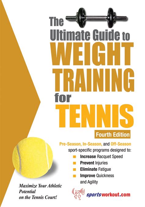 The ultimate guide to weight training for tennis the ultimate guide to weight training for tennis. - Plano de governo do governador antônio carlos konder reis, 1975-1979 ; lei no. 5.088 de 6 de maio de 1975..