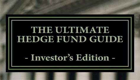 The ultimate hedge fund guide investors edition. - The definitive guide to swing trading stocks edition 5.