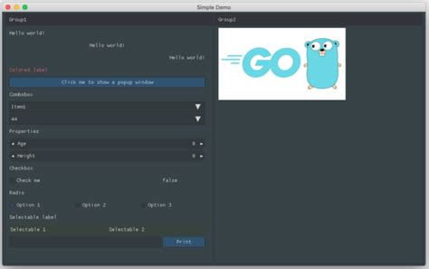 The ultimate list of Golang GUI/graphics/imagerelated libraries