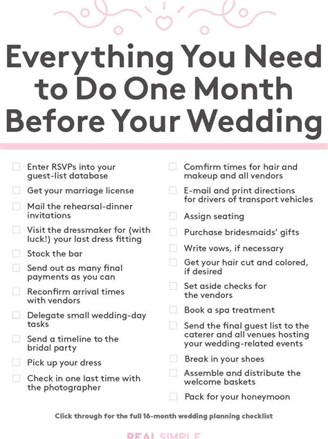 The ultimate month-by-month wedding planning checklist