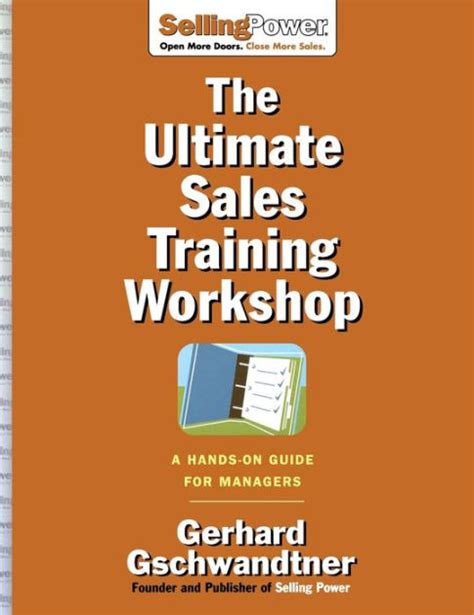 The ultimate sales training workshop a hands on guide for managers 1st edition. - Cisco it essentials 1 12 study guide.