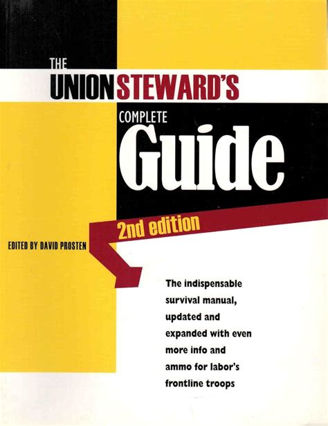 The union steward s complete guide a survival guide 2nd. - Jl audio 500 1 repair manual.
