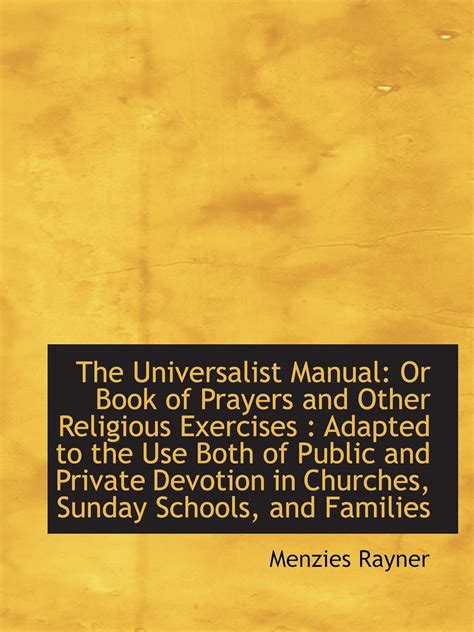 The universalist manual by menzies rayner. - The sales management game ibm set instructors manual marketing.