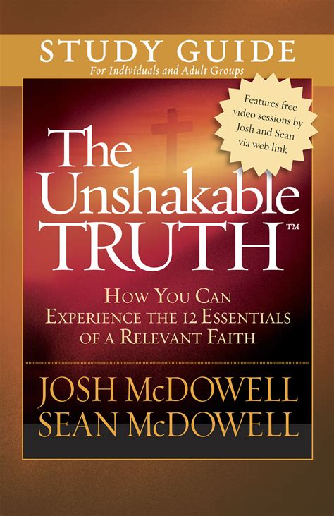 The unshakable truth study guide how you can experience the 12 essentials of a relevant faith. - Handbook of forensic psychology by william odonohue.