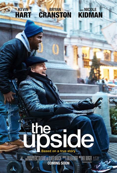 Jan 11, 2019 · The Upside. When “ The Intouchables ” came out in 2011, it was a massive hit in its native France. The crowd-pleasing comedy, based on the true story of a white, wealthy quadriplegic and the black ex-con who became his unlikely caregiver and friend, burst all kinds of box-office records. It was clear watching it back then that someone ... .