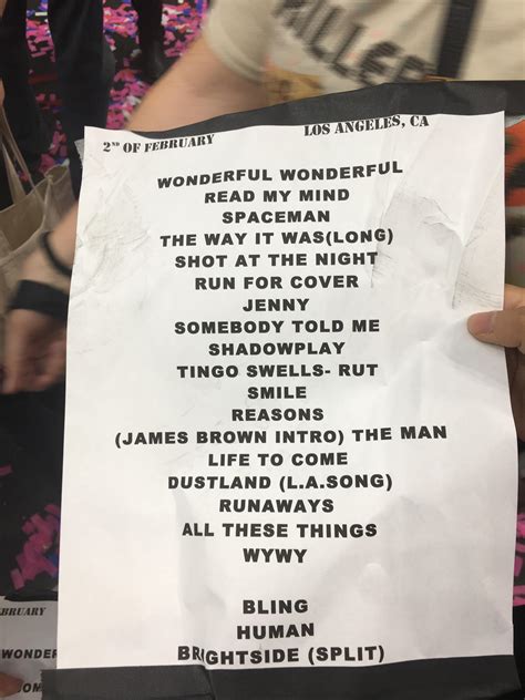 The used set list 2023. Get the The Used Setlist of the concert at Riverside Municipal Auditorium, Riverside, CA, USA on September 30, 2023 from the Toxic Positivity Tour and other The Used Setlists for free on setlist.fm! 