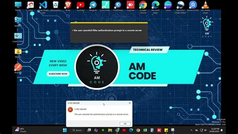 The user canceled the authentication prompt to a remote server.  In th...