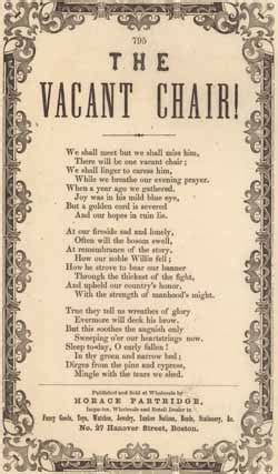 The vacant chair. Things To Know About The vacant chair. 