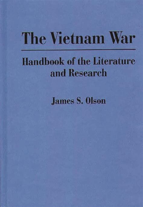 The vietnam war handbook of the literature and research. - A journey in the future of water.