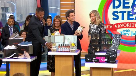 The view deals and steals. March 05, 2024, 2:05 am. Tory Johnson has exclusive "GMA" Deals and Steals to feel like a star. You can score big savings on products from brands such as Underoutfit, ICONIC London and more. The deals start at just $5 and are up to 58% off. Find all of Tory's Deals and Steals on her website, GMADeals.com. 