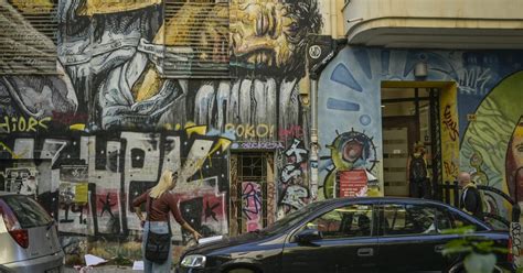 The violent demise of a neighborhood that epitomized Greece’s political spirit