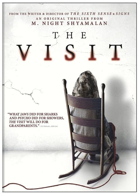 The visit horror. Feb 7, 2024 · The Visit Filming Locations. ‘The Visit’ was filmed mainly in Philadelphia, Chester Springs, and Royersford, Pennsylvania, with a few scenes shot in Miami, Florida. Principal photography began on February 19, 2014, under the tentative title, ‘Sundowning,’ and was wrapped up in about a month by March 21 of the same year. 