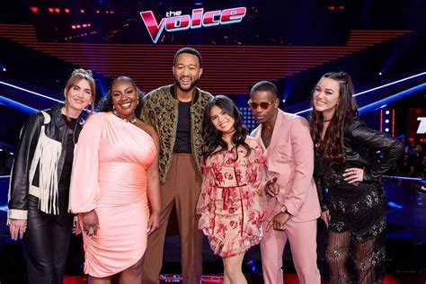 The voice tonight. On “The Voice,” John Legend knows a good thing when he has it.. Team Legend singers Bryan Olesen and Nathan Chester turned their joint cover of Adele’s “Rolling in the Deep” into an ... 