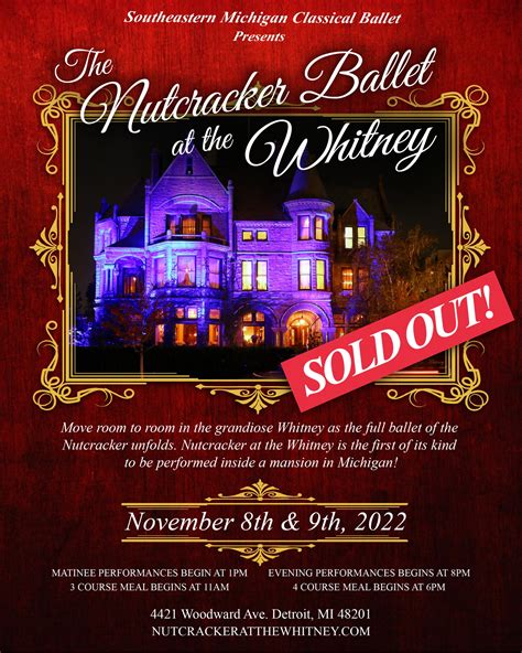 The whitney nutcracker.  Nutcracker at The Whitney Southeastern Michigan Classical Ballet h...