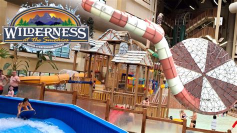 The wilderness of the smokies. Hours of Operation. Please Note : We try to have our outdoor waterparks open for spring break but it is all weather dependent, in addition, we aim to have them open on weekends in April and May. Then the outdoor waterparks are open full-time beginning Memorial Day weekend. 