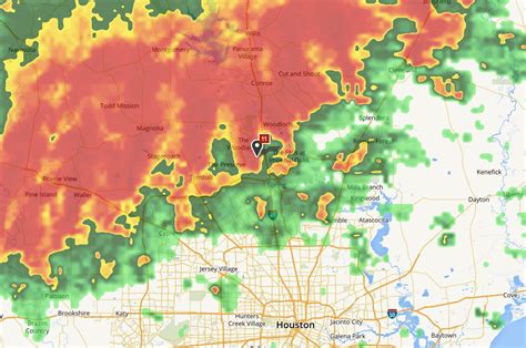 Quick access to active weather alerts throughout The Woodlands, TX from The Weather Channel and Weather.com ... Doppler radar was tracking a strong thunderstorm near Todd Mission, or 9 miles .... 