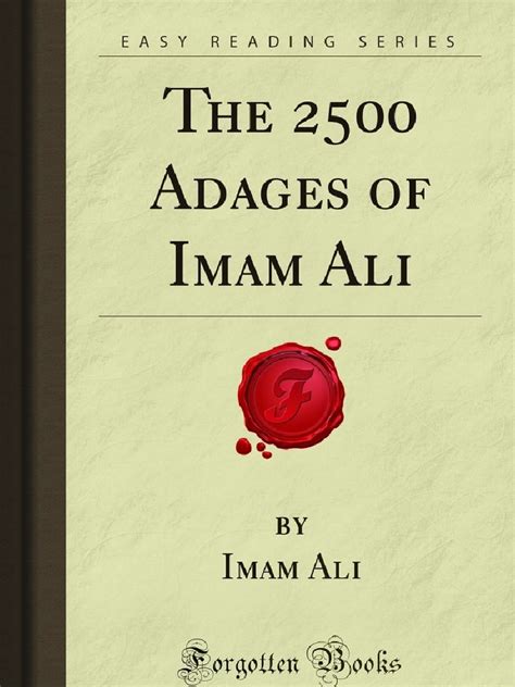 Read Online The 2500 Adages Of Imam Ali Forgotten Books By ÃÃÃ Ã Ã ÃÃ