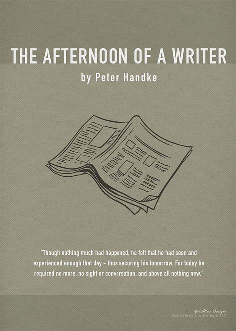 Read The Afternoon Of A Writer By Peter Handke