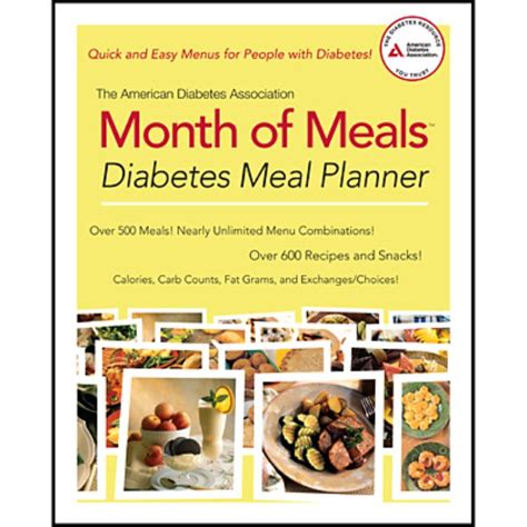 Read The American Diabetes Association Month Of Meals Diabetes Meal Planner By American Diabetes Association