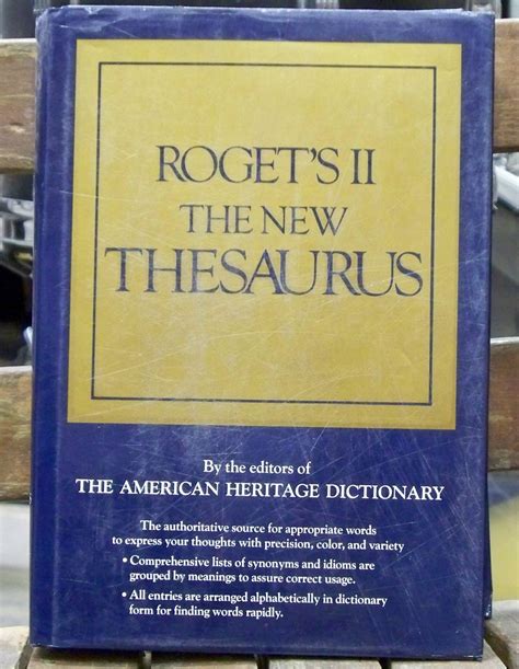 Download The American Heritage Rogets Thesaurus By American Heritage