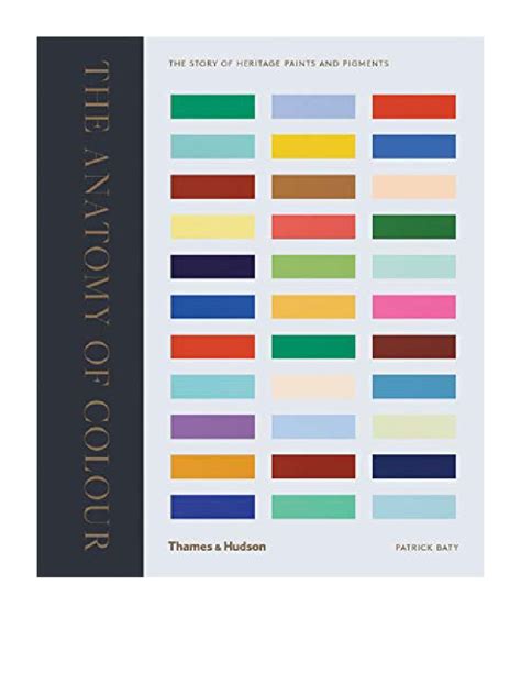 Read Online The Anatomy Of Color The Story Of Heritage Paints And Pigments By Patrick Baty