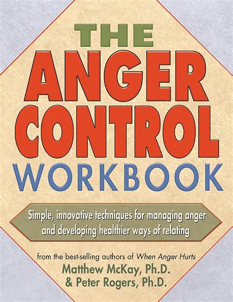 Download The Anger Control Workbook By Matthew Mckay