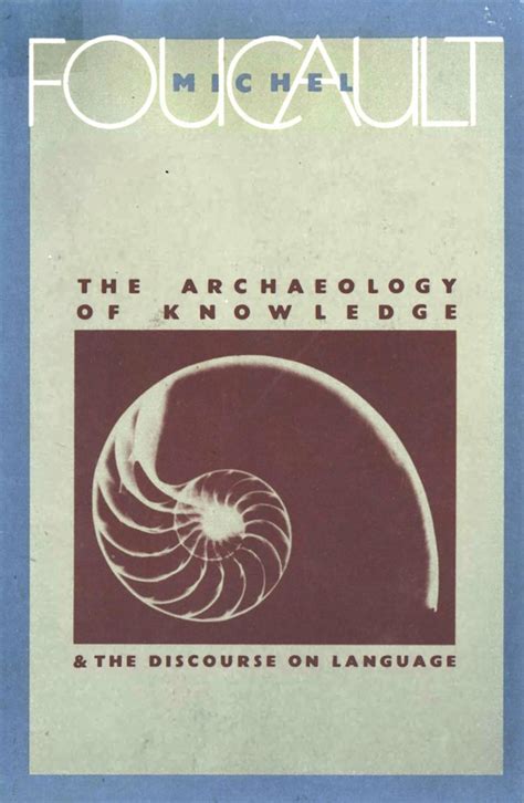 Full Download The Archaeology Of Knowledge  The Discourse On Language By Michel Foucault