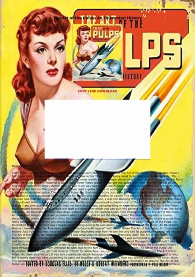 Read Online The Art Of The Pulps An Illustrated History By Douglas Ellis