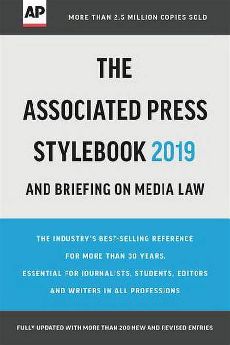 Read The Associated Press Stylebook 2019 And Briefing On Media Law By Associated Press