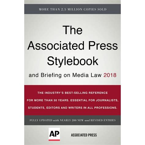 Download The Associated Press Stylebook And Briefing On Media Law By Associated Press