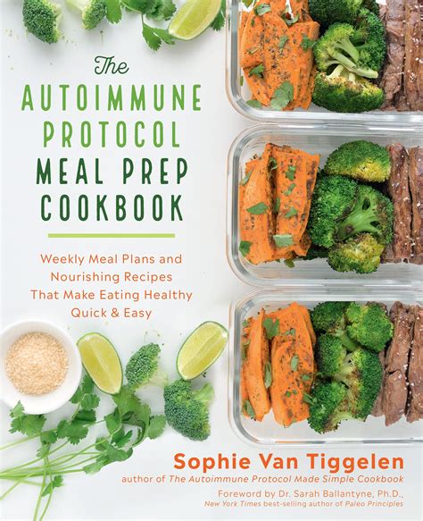 Read The Autoimmune Protocol Meal Prep Cookbook Weekly Meal Plans And Nourishing Recipes That Make Eating Healthy Quick  Easy By Sophie Van Tiggelen
