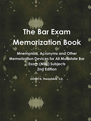 Read The Bar Exam Memorization Book By Dimitri N Theophilos