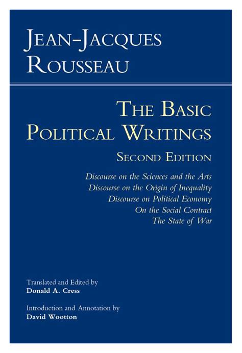 Full Download The Basic Political Writings By Jeanjacques Rousseau